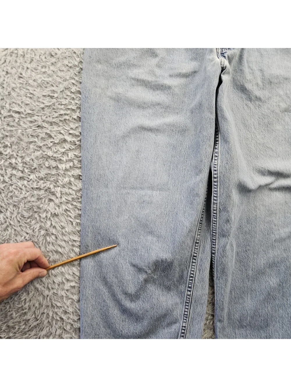 Vintage Levi's Silvertab Jeans 90s 36x30 Baggy Skater Faded *Flaw